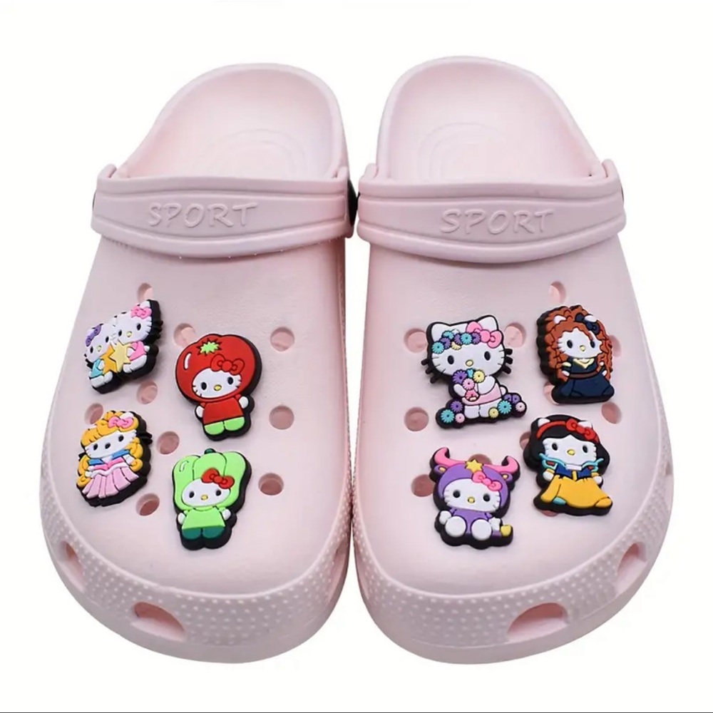 Shoe Charms, Hello Kitty, Crocs, NEW, Unisex, Charms Only.
